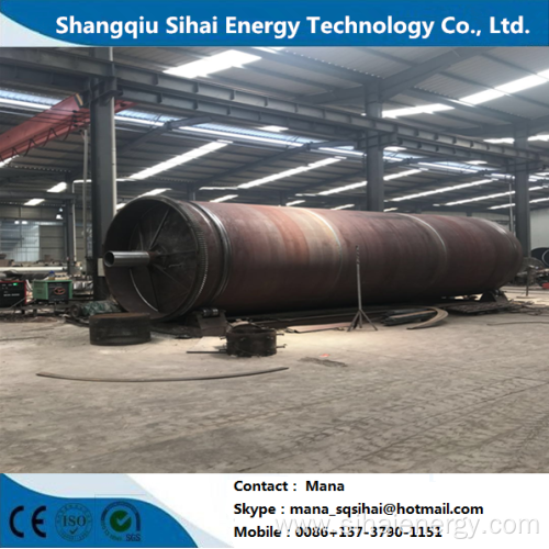 Processing fuel oil pyrolysis plant from waste plastic